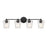 Savoy House Ballas 4-Light Bathroom Vanity Light, Matte Black - 8-5606-4-BK