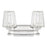 Savoy House Garnet 2-Light Bathroom Vanity Light, Polished Nickel