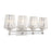 Savoy House Garnet 4-Light Bathroom Vanity Light, Polished Nickel