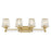 Savoy House Garnet 4-Light Bathroom Vanity Light, Warm Brass - 8-6001-4-322