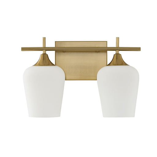 Savoy House Essentials Octave 14" Bath Sconce, Warm Brass