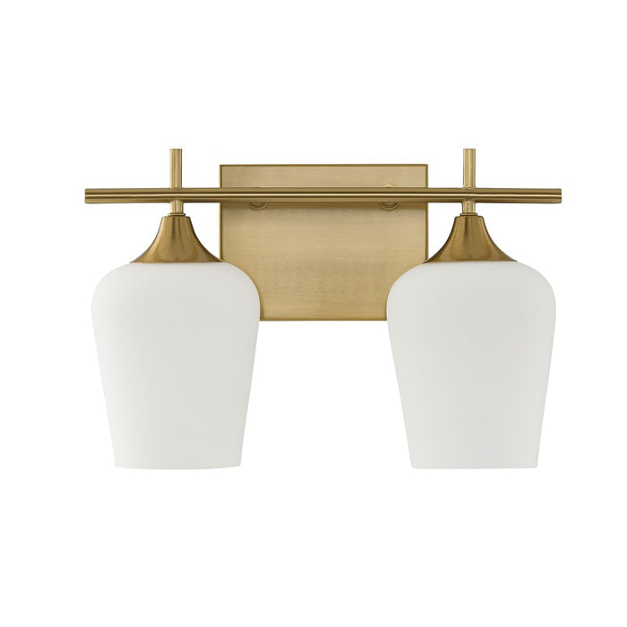 Savoy House Essentials Octave 14" Bath Sconce, Warm Brass