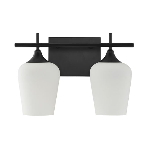 Savoy House Essentials Octave 14" Bath Sconce, Matte Black
