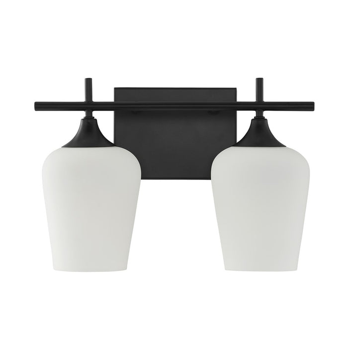 Savoy House Essentials Octave 14" Bath Sconce, Matte Black