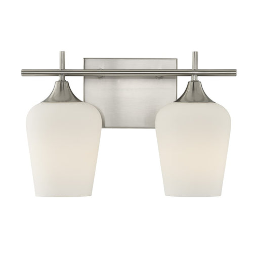 Savoy House Essentials Octave 14" Bath Sconce, Satin Nickel - 8-6030-2-SN