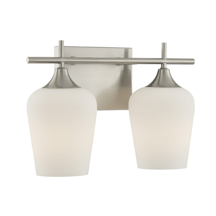 Savoy House Essentials Octave 14" Bath Sconce, Satin Nickel