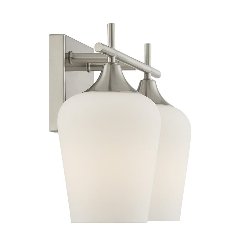 Savoy House Essentials Octave 14" Bath Sconce, Satin Nickel