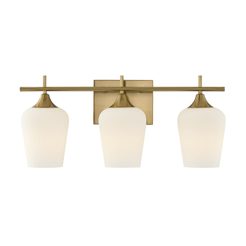 Savoy House Essentials Octave 21" Bath Sconce, Warm Brass