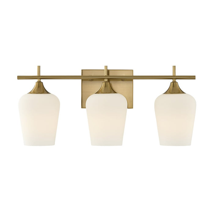 Savoy House Essentials Octave 21" Bath Sconce, Warm Brass - 8-6030-3-322