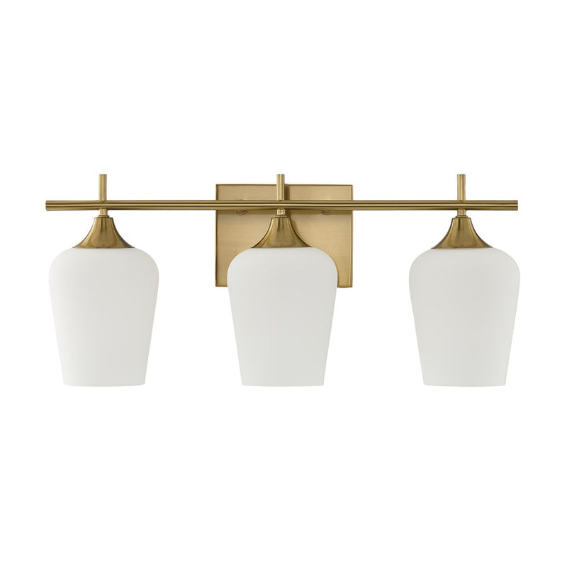 Savoy House Essentials Octave 21" Bath Sconce, Warm Brass