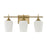 Savoy House Essentials Octave 21" Bath Sconce, Warm Brass