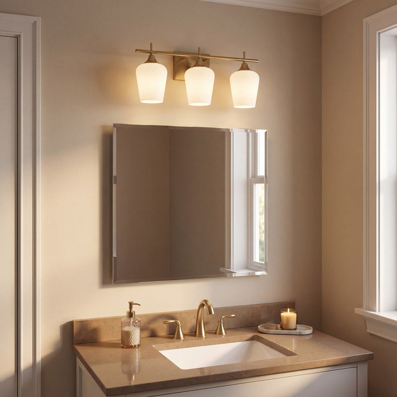 Savoy House Essentials Octave 21" Bath Sconce, Warm Brass
