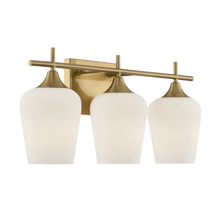 Savoy House Essentials Octave 21" Bath Sconce, Warm Brass
