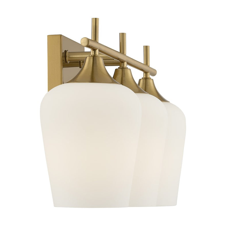 Savoy House Essentials Octave 21" Bath Sconce, Warm Brass