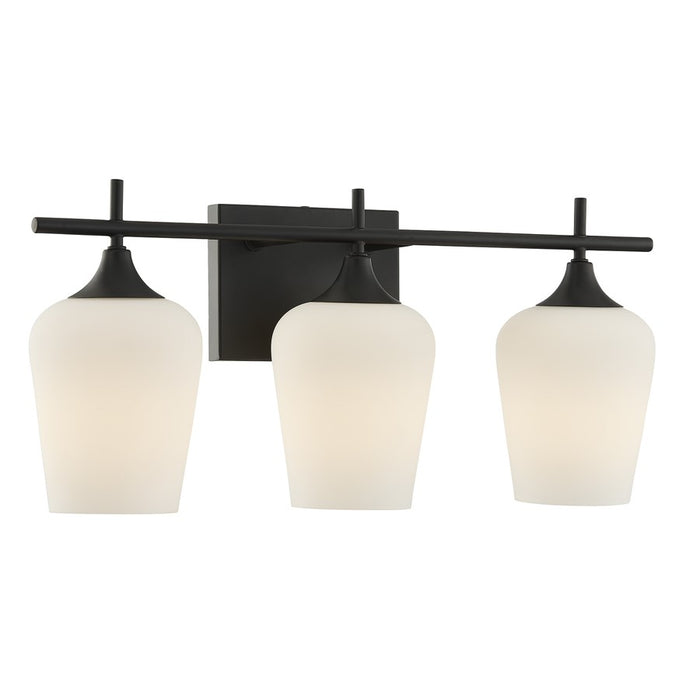 Savoy House Essentials Octave 21" Bath Sconce, Matte Black