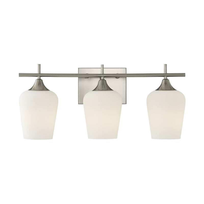 Savoy House Essentials Octave 21" Bath Sconce, Satin Nickel - 8-6030-3-SN
