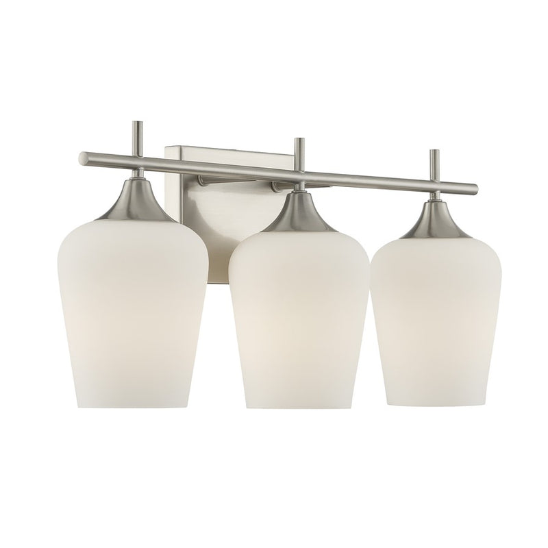 Savoy House Essentials Octave 21" Bath Sconce, Satin Nickel