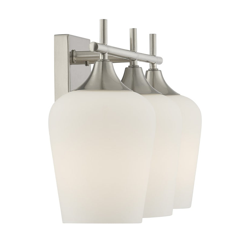 Savoy House Essentials Octave 21" Bath Sconce, Satin Nickel