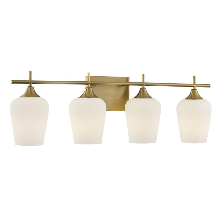 Savoy House Essentials Octave 29" Bath Sconce, Warm Brass