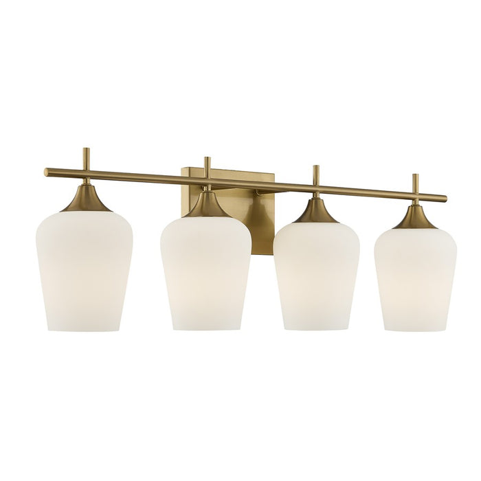 Savoy House Essentials Octave 29" Bath Sconce, Warm Brass