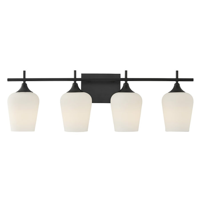 Savoy House Essentials Octave 29" Bath Sconce, Matte Black - 8-6030-4-BK