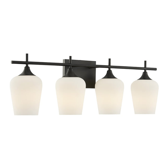 Savoy House Essentials Octave 29" Bath Sconce, Matte Black