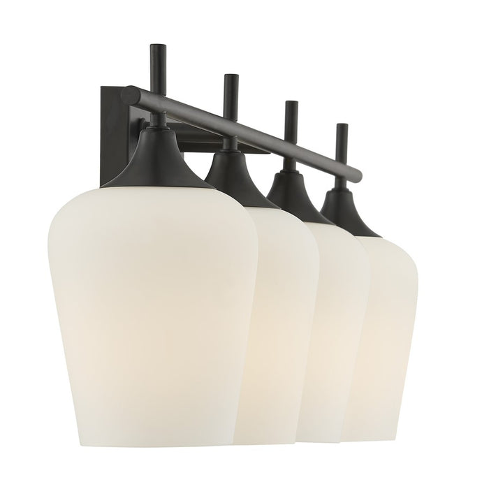 Savoy House Essentials Octave 29" Bath Sconce, Matte Black