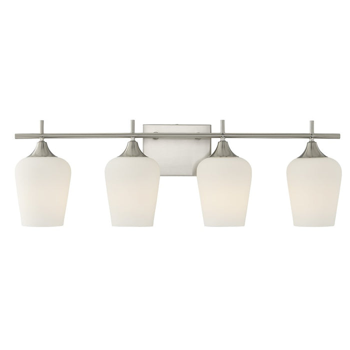 Savoy House Essentials Octave 29" Bath Sconce, Satin Nickel - 8-6030-4-SN