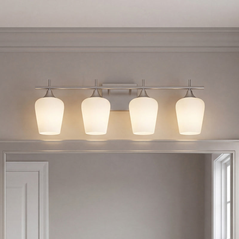 Savoy House Essentials Octave 29" Bath Sconce, Satin Nickel