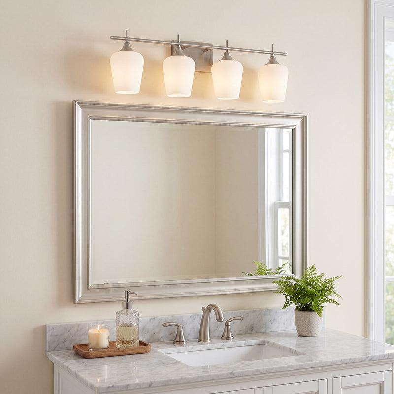 Savoy House Essentials Octave 29" Bath Sconce, Satin Nickel