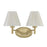 Savoy House Rosa 2 Lt Bath Sconce, Noble Brass