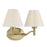 Savoy House Rosa 2 Lt Bath Sconce, Noble Brass