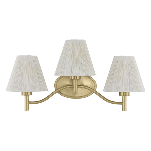 Savoy House Rosa 3 Lt Bath Sconce, Noble Brass