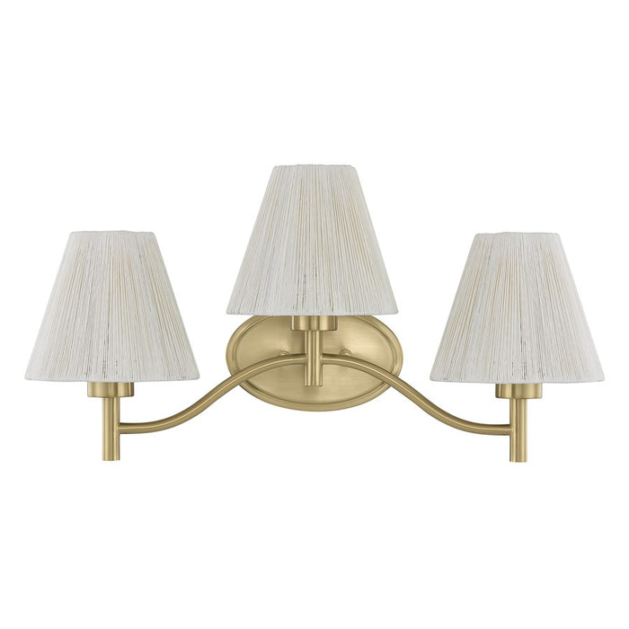 Savoy House Rosa 3 Lt Bath Sconce, Noble Brass