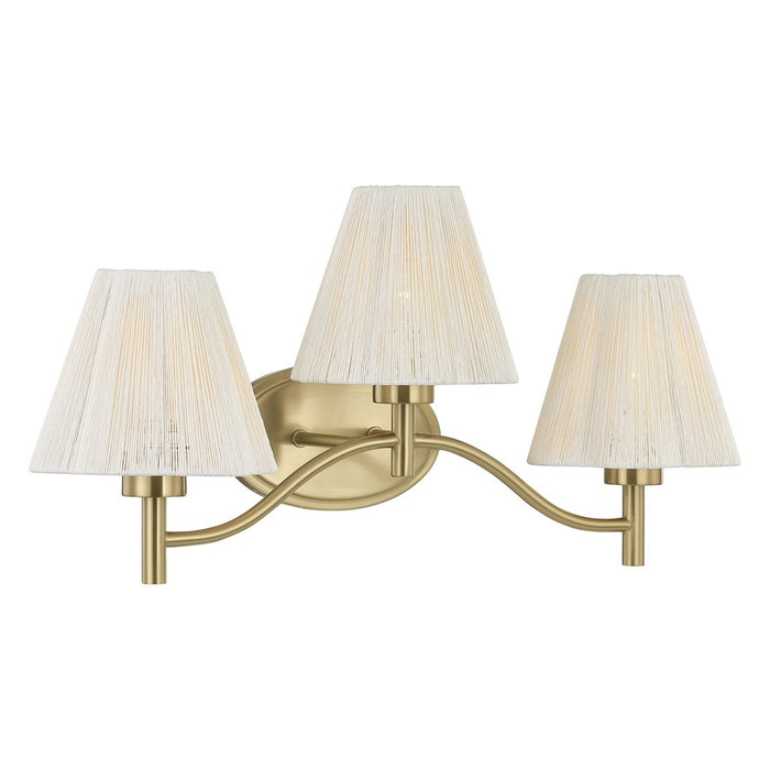 Savoy House Rosa 3 Lt Bath Sconce, Noble Brass