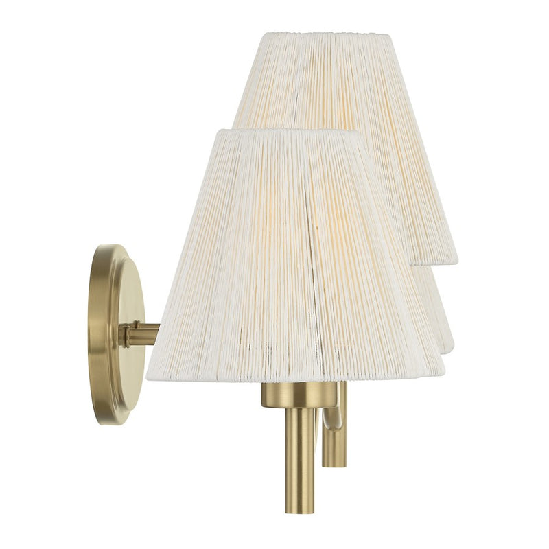 Savoy House Rosa 3 Lt Bath Sconce, Noble Brass