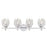 Savoy House Moreno 4-Light Bathroom Vanity Light, Chrome - 8-6601-4-11