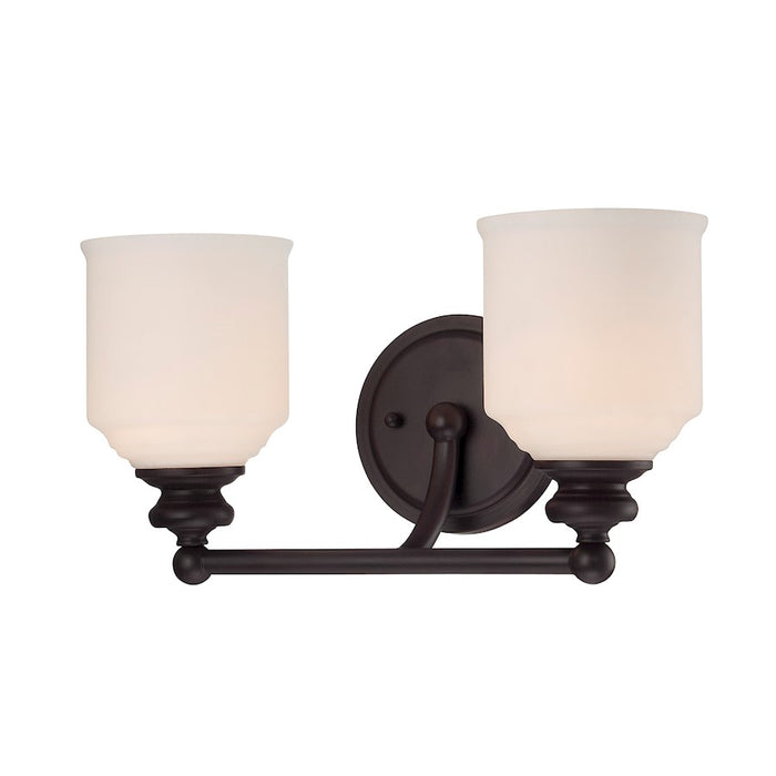 Savoy House Melrose 2-Light Bathroom Vanity Light, English Bronze