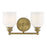 Savoy House Melrose 2-Light Bathroom Vanity Light, Warm Brass - 8-6836-2-322