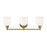 Savoy House Melrose 3-Light Bathroom Vanity Light, Warm Brass - 8-6836-3-322