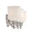 Savoy House Melrose 3-Light Bathroom Vanity Light, Satin Nickel