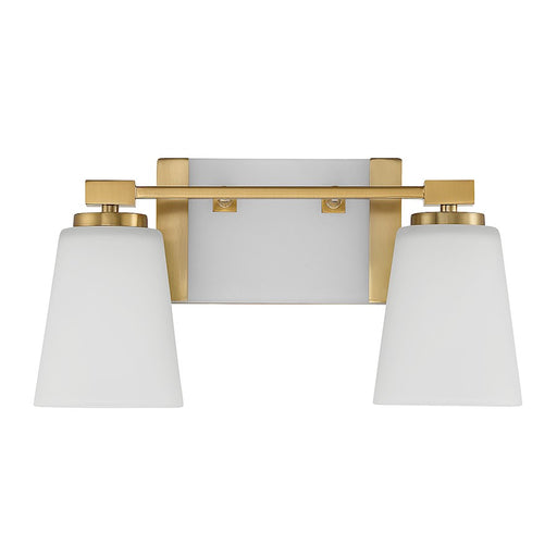 Savoy House Darby 2-Light Bathroom Vanity Light, Warm Brass