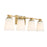 Savoy House Darby 4-Light Bathroom Vanity Light, Warm Brass