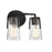 Savoy House Sacremento 2-Light Bathroom Vanity Light, Black