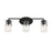 Savoy House Sacremento 3-Light Bathroom Vanity Light, Black