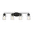 Savoy House Sacremento 4-Light Bathroom Vanity Light, Black - 8-7045-4-BK