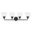 Savoy House Vale 4-Light Bathroom Vanity Light, Black - 8-7205-4-BK