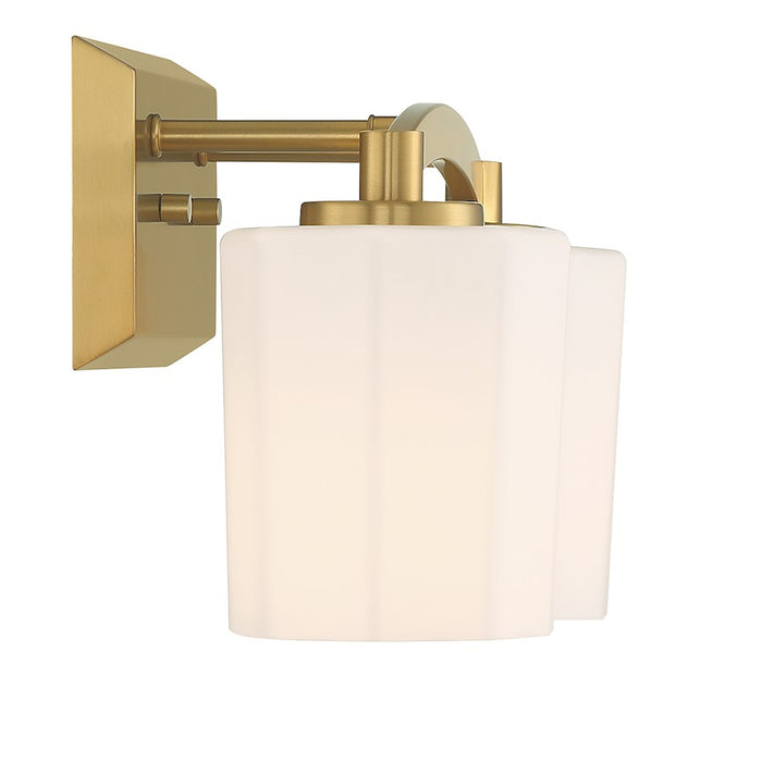 Savoy House Whitney 2-Light Bathroom Vanity Light, Warm Brass