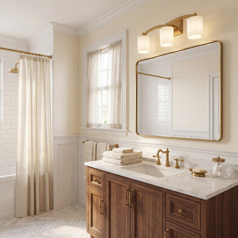 Essentials Whitney 3 Light Bathroom Vanity