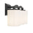 Savoy House Whitney 3-Light Bathroom Vanity Light, Matte Black